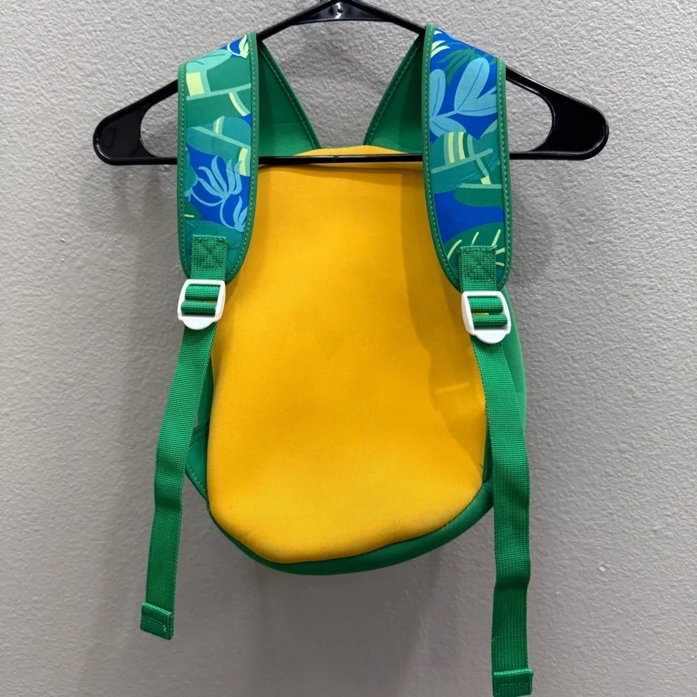 Sunnylife Green Dinosaur Backpack Kids neoprene